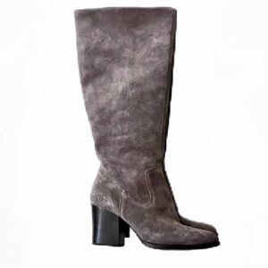 Gorgeous BORN Women’s Knee High Suede Boots Nimbus Gray- NEW 7.5